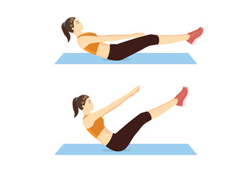 Stretches to relieve constipation Boat Pose