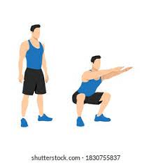 Stretches to relieve constipation Deep Squat