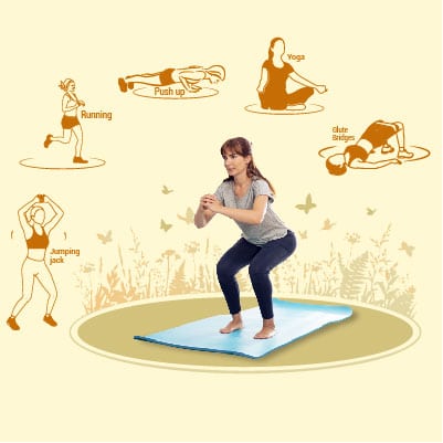 Exercises help to reduce period cramps