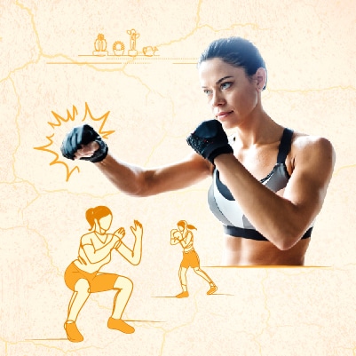5 kickboxing exercises